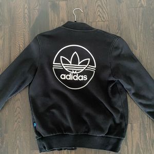 Adidas sweater bomber jacket